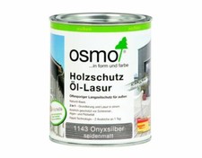 OSMO Holzschutz Öl Lasur Effekt 1143 Onyxsilber 0,75L / 2,5L Holzlasur Öllasur