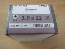 Fensterbankschrauben A2 blank 3.9x22mm - 100 Stück / DV2P51