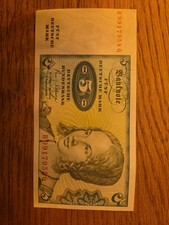 5 DM Deutsche Mark Schein Banknote 02.01.1980 B-Serie BRD