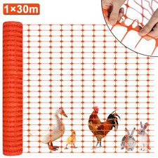 1x 30m Bauzaun Warnnetz