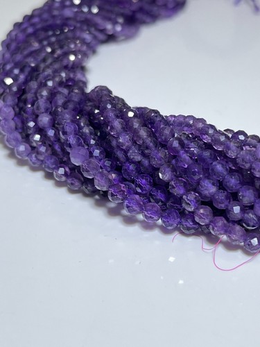 Amethyst 3mm facettierter - 2-3mm,