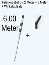Teleskopstiel 6 m Teleskopstange langer Stiel Fenster Reingier Besen Obsternte
