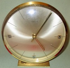 Messing schreibtisch uhr - messing,