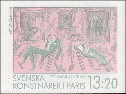 Markenheftchen 132 schwedische - 132,