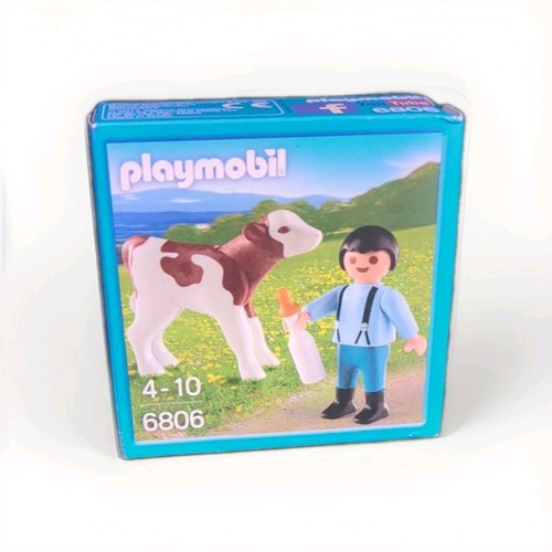 Playmobil 6806 junge mit - mit, kalb