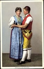 Ak Appenzeller Trachten