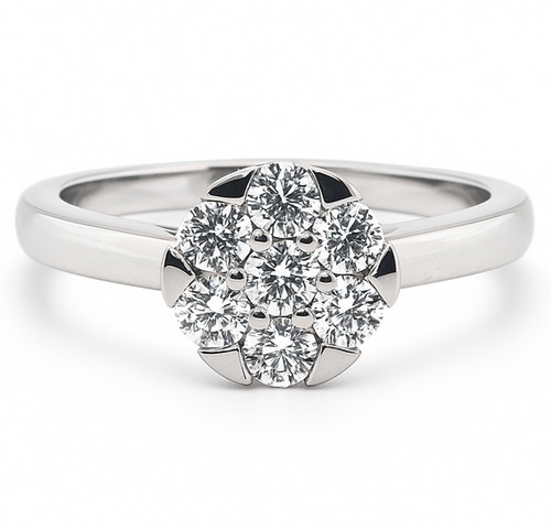 18k 750 bicolor damenring - 18k,