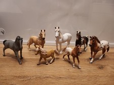 Schleich Sammlung 4 Konvolut 7 Teile Pferde Pony Fohlen Stute MutterKind Bayala