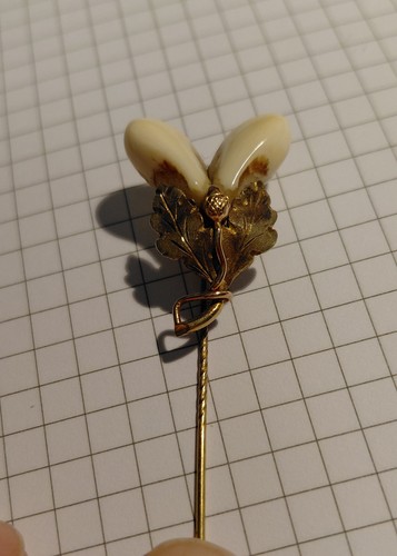 Anstecker grandel schmuck ring - grandel,