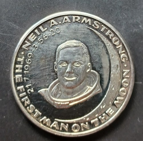 Silbermedaille mondlandung - silbermedaille,