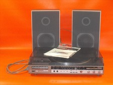 alter Vintage Plattenspieler Sharp SG-290 Radio Boxen Sammler Deko Bastler