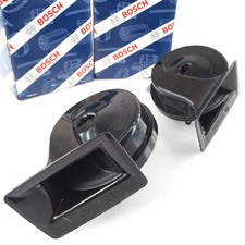 2x ORIGINAL BOSCH Hupe Signalhorn Fanfare für AUDI A3 VW Golf IV T4 MERCEDES