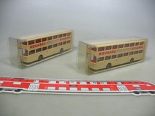 2x Wiking H0 1:87 Modell 24 730 Berlin Bus MAN SD 200 Novapax NEUW+OVP #AF16-0,5