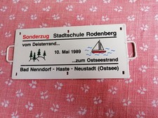 Sonderzug zuglaufschild - sonderzug,