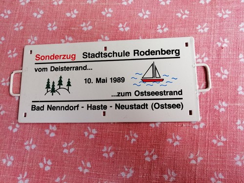 Sonderzug zuglaufschild - sonderzug,