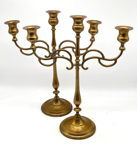 Paar vintage kerzenleuchter - 1,