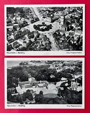2 x AK NEUSTRELITZ in Mecklenburg um 1940 Luftbild Fliegeraufnahme     ( 168654