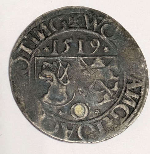 Silber münze batzen 1519 - silber,