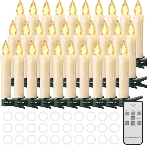 Led weihnachtskerzen kabellose - weihnachtskerzen,