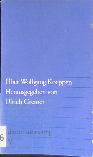 über wolfgang koeppen nr - Über,