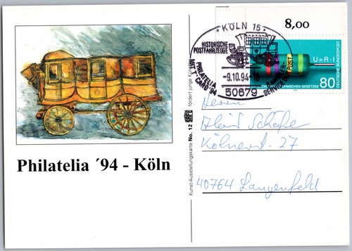 Sonderstempel sst köln 1994 - sonderstempel,