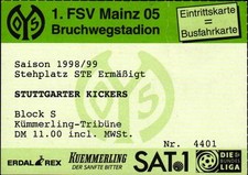 Ticket II Bl 98/99 1. FSV 05 -