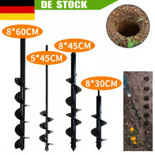 Gartenbohrer Erdbohrer für Bohrmaschine Pflanzbohrer Schnecken Spiralbohrer 