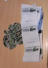 Alligator "lacoste" Logo 49 St. Aufnäher + 50 St. Etiketten zum einnähen