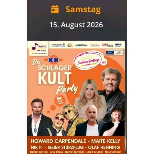 Tickets schlagerkultparty - tickets,