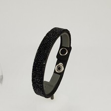 Swarovski Crystal Rock Armband Schwarz Bracelet Black im Geschenkbeutel