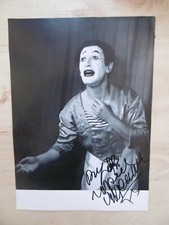 Marcel Marceau Autogramm signed 20x27 cm Magazinbild 