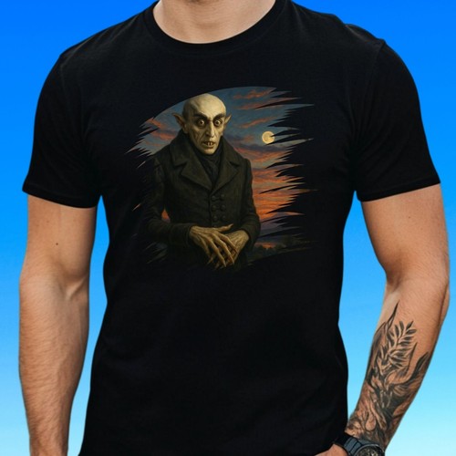Herren shirt nosferatu motiv - herren,