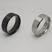 Matt Edelstahlring Fingerring