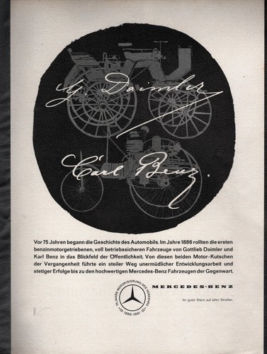 Mercedes werbeanzeige werbung - mercedes,