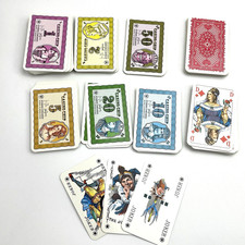 Casino chip kartenspiel - kartenspiel, set