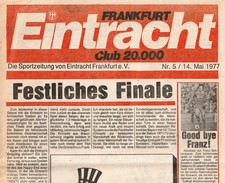 Programme | Eintracht Frankfurt | Auswahl | Bundesliga