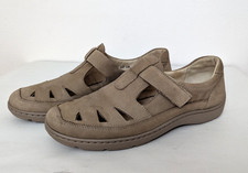 WALDLÄUFER HALBSCHUHE GR. 6 H EU 39 BEIGE VELOUR SCHUHE DAMEN SANDALEN 2411004