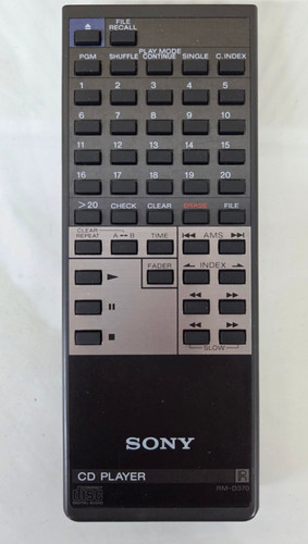 Original sony d370 - sony, rm-d370