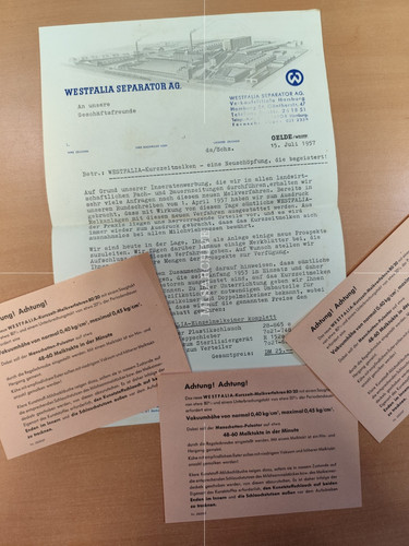 Schreiben westfalia seperator - schreiben,