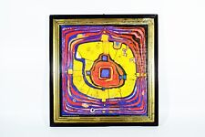 Gerahmtes HUNDERTWASSER Kalenderblatt von 1991