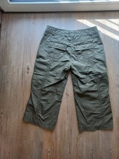 Damen Sommerhose Esprit Gr. 38 Dreiviertel Lang Grün Baumwolle