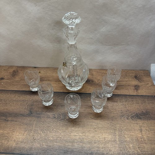 Bleikristall karaffe mit - bleikristall, 6
