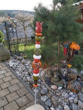 Rosenkugel Keramik Stele