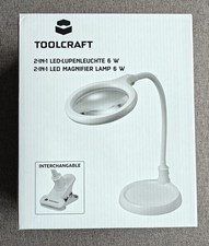 TOOLCRAFT, Lupenlampe, LED, TO-9176673, 6W, Vergrößerungsfaktor: 1.75x, neu!