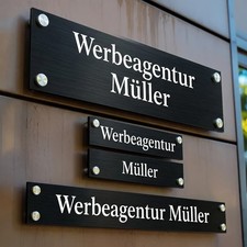 Schwarz Aluminium gebürstetes