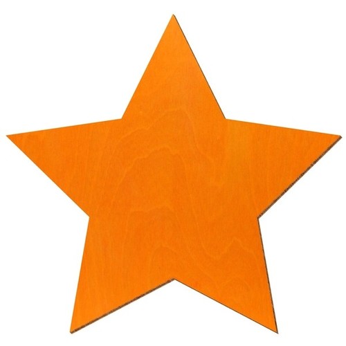 Holz stern orange - stern, v3