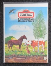 Sesamstrasse Sammelalbum Unsere Tiere - 4 Bilder Fehlen - Z. 1-