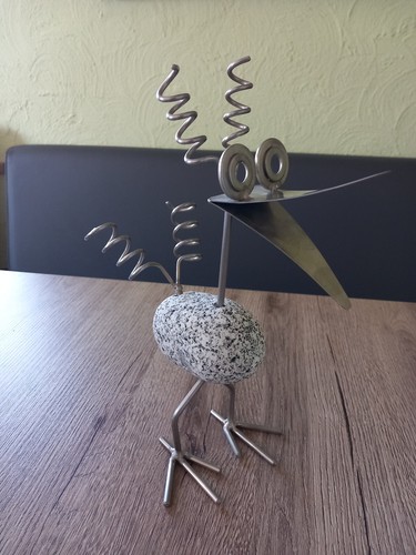 Lustiger steinvogel aus - lustiger,