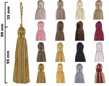 Quaste 5,5cm mit Kordel 3cm Raffhalter Troddel Gardinen Vorhänge 16 Farben