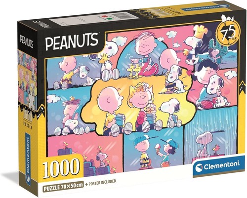 Clementoni puzzle peanuts 1000 - puzzle,